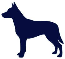 Dog silhouette